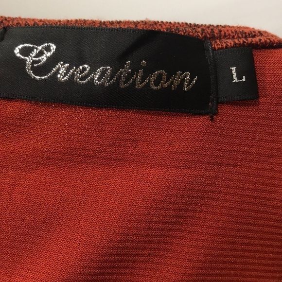 Creation Orange Crew Neck Oversized Sweater - Picture 7 of 10